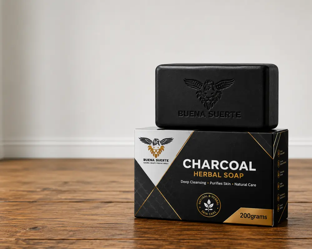 Charcoal Herbal Soap
